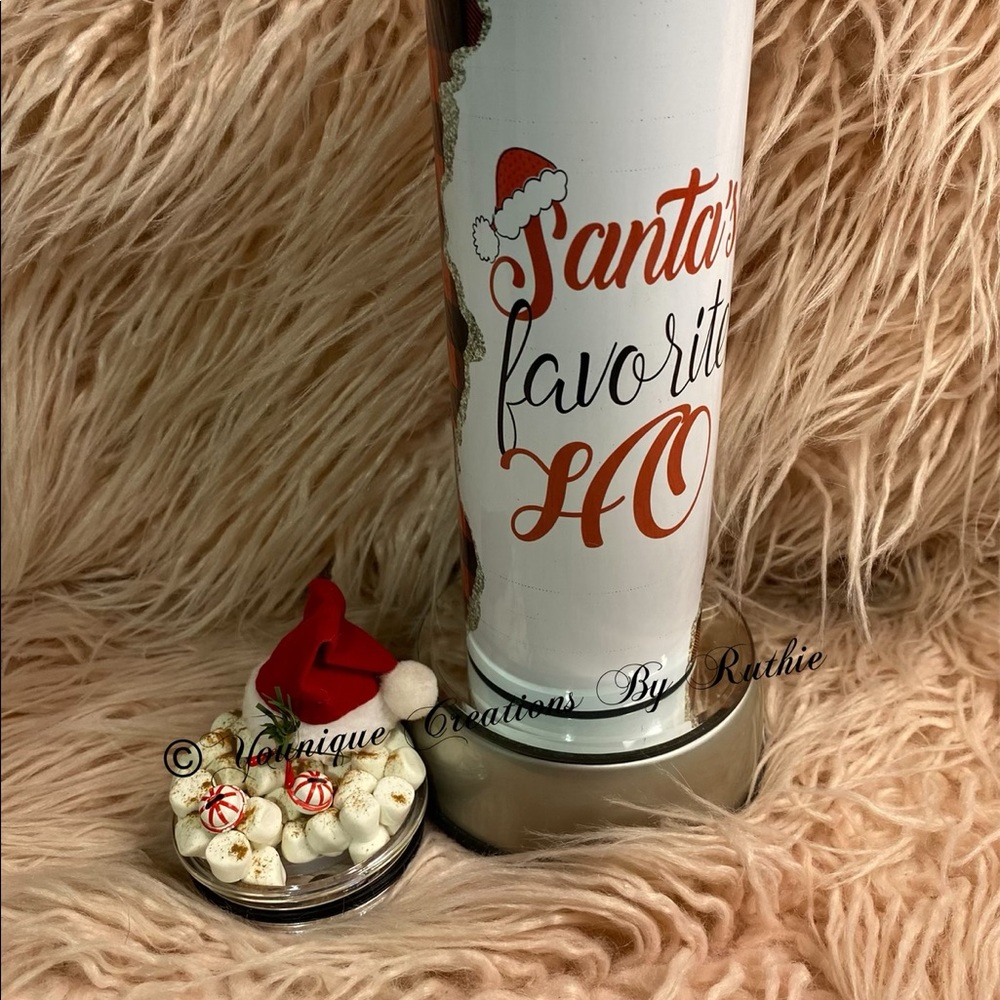 20oz Santa Tumbler - Picture 5 of 5